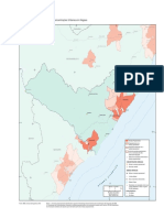 Mapa dos arranjos populacionais e concentrações urbanas em Alagoas