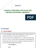 Lecture 5: Derivation of S-Curve and Discrete Convolution Equations
