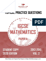 IGCSE Topical Past Papers Math P4