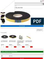 RS PRO Black Foam Tape, 20mm x 10m, 3mm Thick _ RS Components