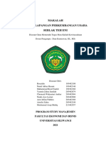 Makalah Survei Lapangan Perkembangan Usaha Seblak Teh Eni