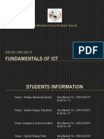 Fundamentals of Ict: Micro Project