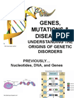 Genes, Mutations & Diseases:: Understanding The Origins of Genetic Disorders