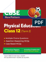 CBSE New Pattern Physical Education Class 12 For 2021-22 Exam (MCQs Based Book For Term 1) by ARIHANT PRAKASHAN (School Division Series)