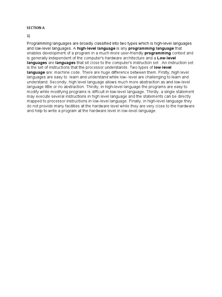 Programming - Test PDF | PDF | Computer Programming | Algorithms