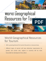 Tourism Geography (GHZN3073) - Topic2