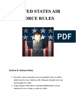 United States Air Force Rules: Section A: Airbase Rules
