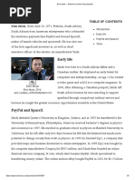 Elon Musk - Britannica Online Encyclopedia
