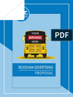 Rickshaw Advertising Proposal