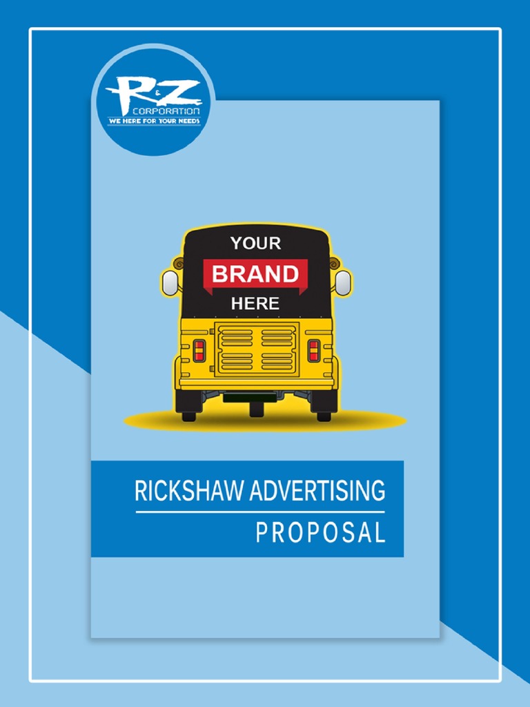 Rickshaw Advertising Proposal PDF
