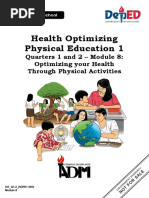 Quarters 1 and 2 - Module 8: Optimizing Your Health Through Physical Activities