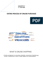 Entire Process of Online Purchase: Ganapathy S 1 Year Mba
