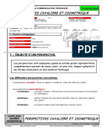 Perspectives Cavaliere Et Isometrique: Construction