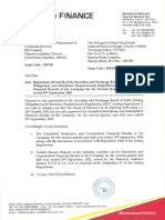 Mahindra and Mahindra Financial Services Ltd. Regulations 33 and 52