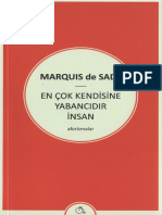 Marquis de Sade - En Çok Kendisine Yabancıdır İnsan