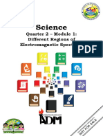 Science10 q2 Mod1 Different Regions of Electromagnetic Spectrum 1