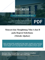 MNH-Regresi Sederhana Matematika Ekonomi1211