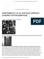 Apartamento 213 El Afeitado Cerrado Konerak Sinthasomphone. - Mis Indiscreciones