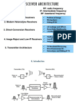 2.1 Transceiver Architectures I - V1