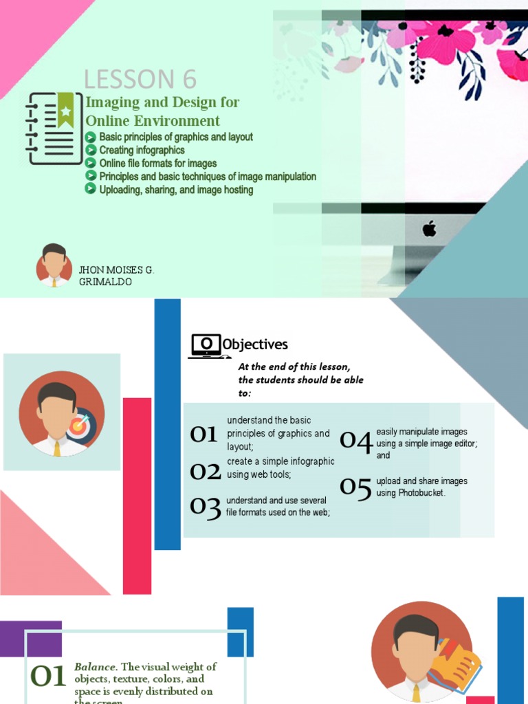 Lesson 6: Basics of Image Design | PDF | Infographics | Graphics