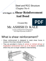 Unit-IV-Shear Reinforcement and Bond by Limit State Method