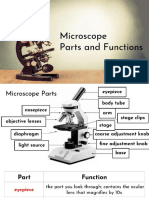 Teacher Notes - Microscope Parts Functions