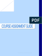 05 Sep Course Assignment Guide