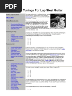 Download Common Tunings for Lap Steel Guitar by Leonardo Sampieri SN54657755 doc pdf