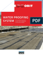 Water Proofing System: For Foundations, Basements, Terraces, Roofs, Underground or Multi Storey Carparks