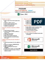 Formation Excel Niveau 1