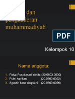 Dakwah Dan Pengkaderan Muhammadiyah: Kelompok 10