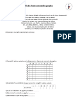 Fiche D'exercices Sur Les Graphes