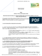 Processo seletivo PMGO cães