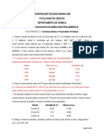 Aula prática de estrutura atómica e propriedades periódicas