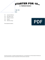 Advanced Starters For 10 10. Thermodynamics