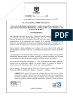 Proyecto Decreto Elimina y Modifica Exceptuados Blindado Escoltas y Carga Final