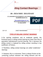 Rolling Contact Bearings - DME 