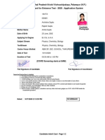 CSK Himachal Pradesh Krishi Vishvavidyalaya, Palampur (H.P.) Admit Card For Entrance Test - 2020: Application System