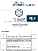 ELL 752 Electric Drive System: Prof. Bhim Singh