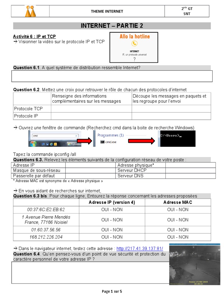 Protocole DNS et sécurité IP | PDF | Système de noms de domaines ...