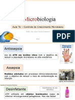 Controle do Crescimento Microbiano