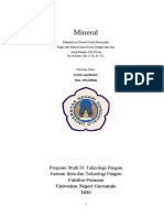 Makalah Mineral Kimia Pangan