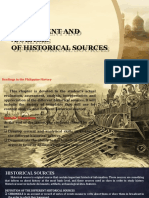 Assessment and Analysis of Historical Sources Assessment and Analysis of Historical Sources