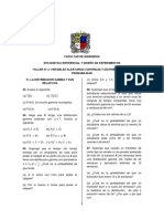 Taller Nâ° 3 Variables Aleatorias Continuas y Distribuciones de Probabilidad