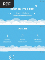 Business Free Talk Lesson 1