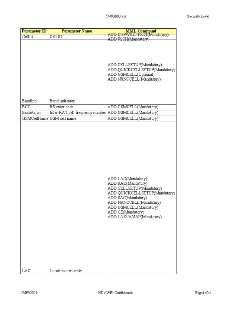 3G Parameter | PDF | High Speed Packet Access | Wireless