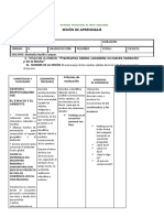 SESIÓN DE APRENDIZAJE  19- 10- 2021 Marbella