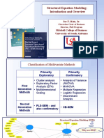 Structural Equation Modeling: Introduction and Overview: Joe F. Hair, JR