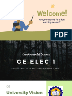 GE Elec 1 Environmental Science