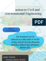 Introduction To Civil and Environmental Engineering